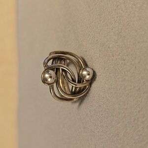 Vintage Modernist Sterling Silver Ring